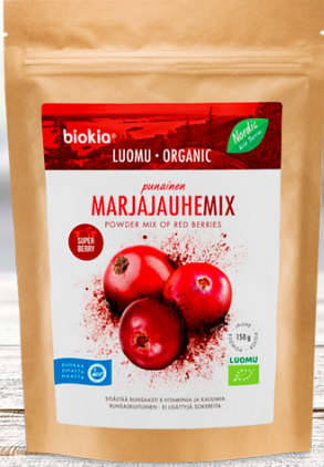Powder Mix Of Red Berries有機芬蘭野生三種紅莓粉