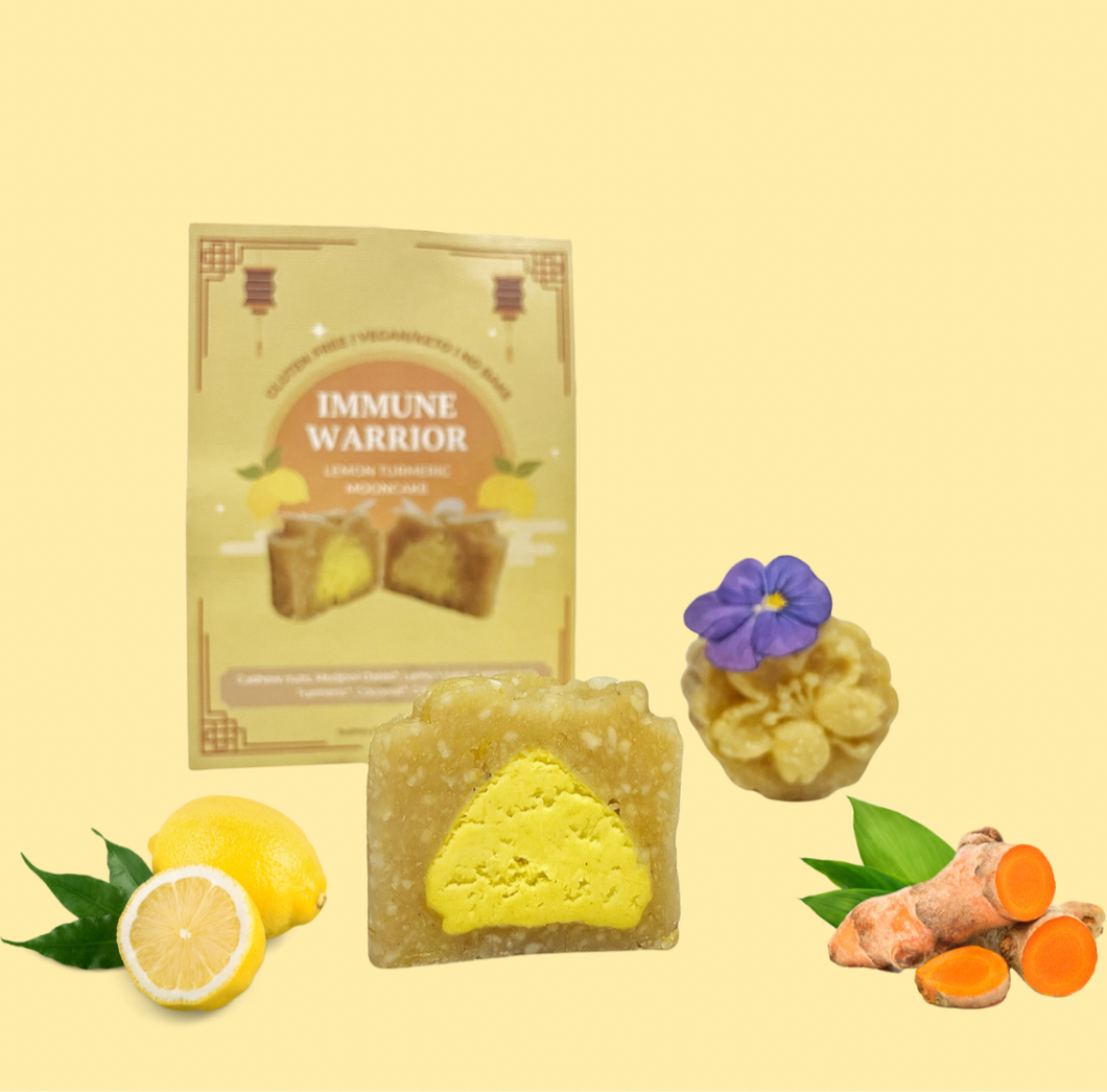 Mooncake-Anti-inflammation:Turmeric Lemon (1 pc)