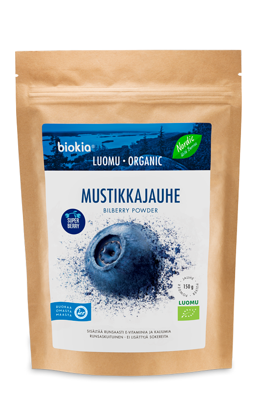 Organic Wild Bilberry Powder 有機芬蘭野生藍莓粉（150克）